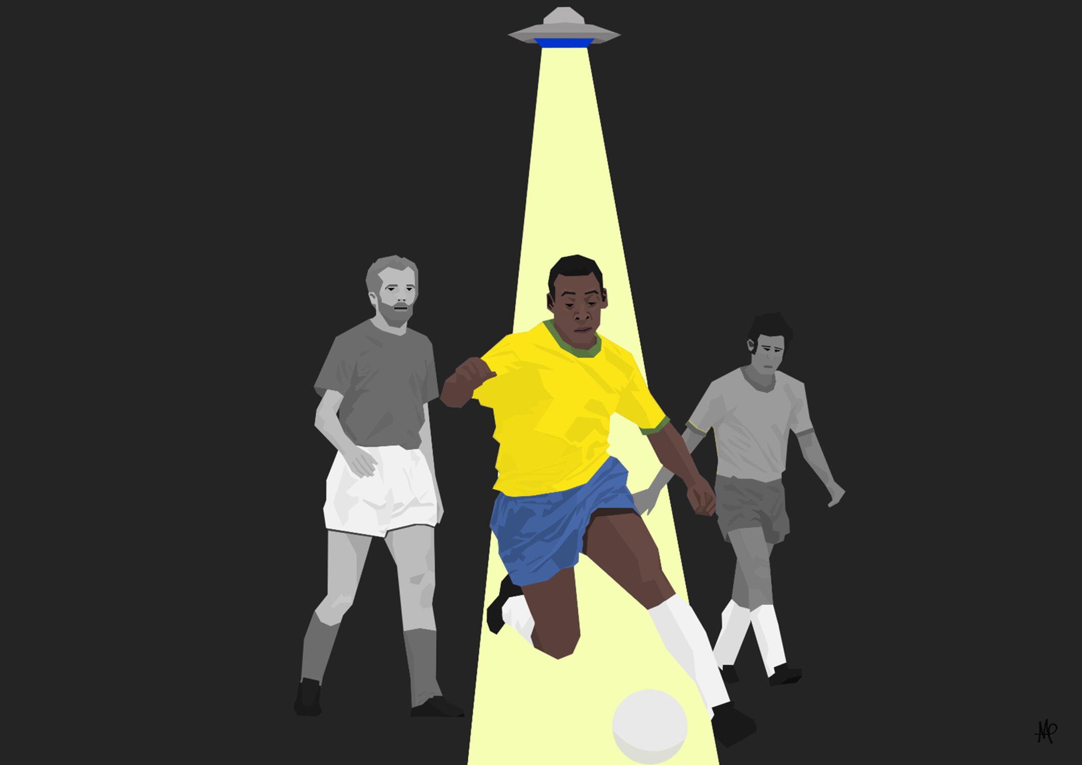 Illustration for Riserva di Lusso: "Pelé veniva dal futuro".